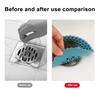 Shower Drain Hair Catcher Easy Installation Clean Prevent Clogs Hair Guard Plastic Hair Trap for Bathroom Drain