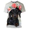 New Funny Animal The Dachshund graphic t shirts Men Summer Fashion Casual quick-drying t-shirt 3D Printed streetwear Tees Tops
