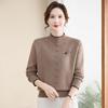 YUZHAOLIN Women's Plus Velvet Knitted Sweater