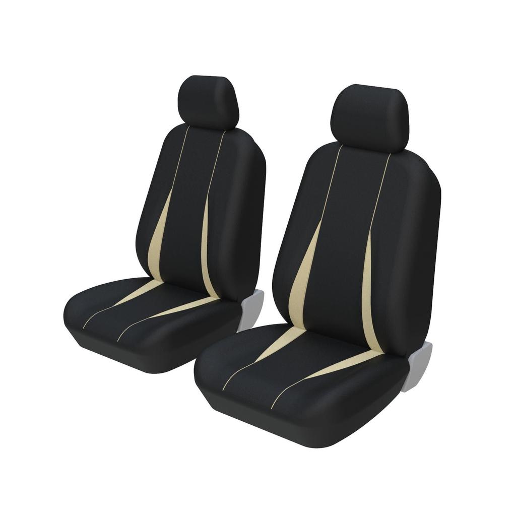 2-teilige klassische Autositzbezüge, Vordersitzbezüge, universell einsetzbar, passend für die meisten Autos/SUVs