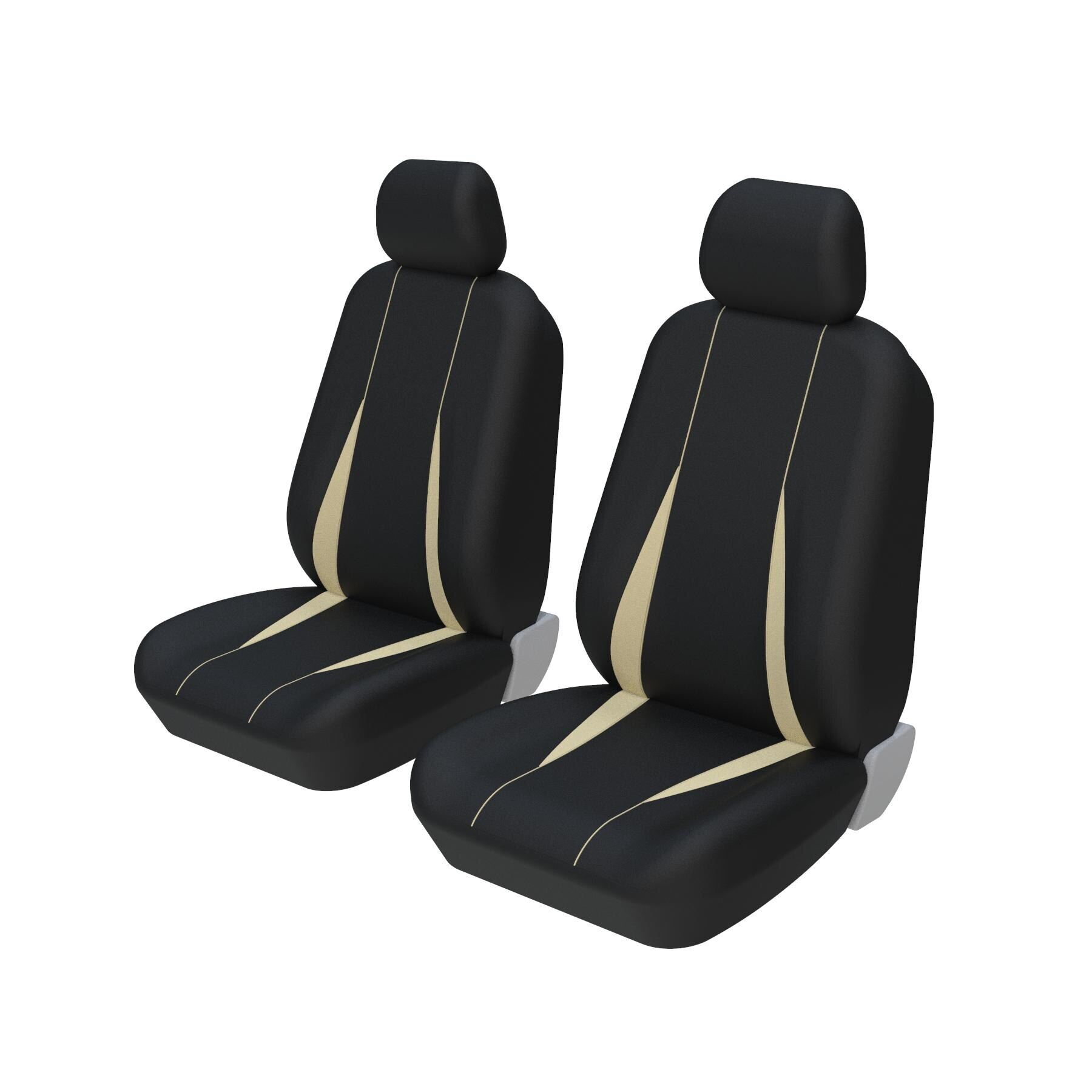 

2 шт. классические чехлы на автомобильные сиденья, чехлы на передние автомобильные сиденья, универсальные, подходят для большинства автомобилей/внедорожников