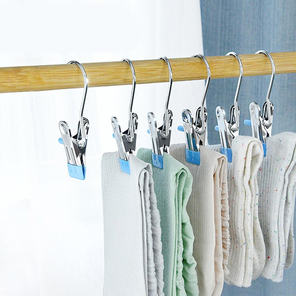 Boot Hanger For Closet, Laundry Hooks With ClipsPortable Multifunctional Hangers Single Clip Space Saving For Jeans, Hats, Tall Boots, Towels