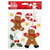 Christmas Gel Stickers for Window - Gingerbread Men