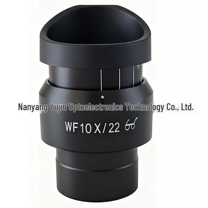 Stereo Microscope with WF10X High Eyepoint, Wide-Angle Eyepiece, 22/23/24mm FOV, 30mm Interface, Adjustable Field of View