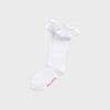 Women's White Short Frill Socks