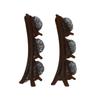 Double Layer Flocked Bangs Side Clip Crystal Love Heart Hair Braiding Hairpins Women Girls Clip Bangs Barrettes Hair Accessories Forehead Bangs Clip