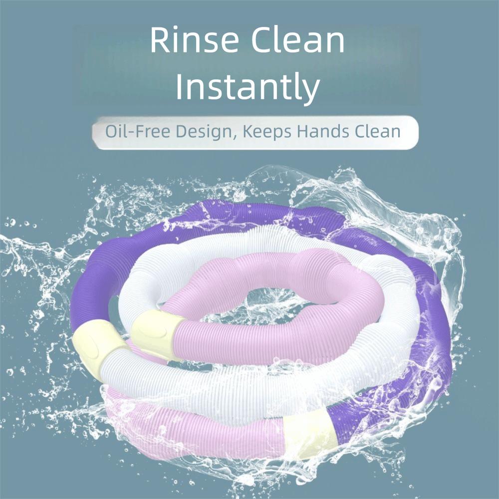 Foldable Yoga Spring Circle Non-Waist Injuring Yoga Circle Soft Spring Tube Yoga Circle  Exercise