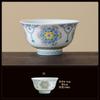 Blue and white bucket color tea cup New Chinese ceramic personal master cup Home office hospitality tea set Press hand small teacup