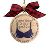 Funny Bra Ornament Double-layer Christmas Decoration Pendant Christmas Tree Ornaments Friends Like Decoration