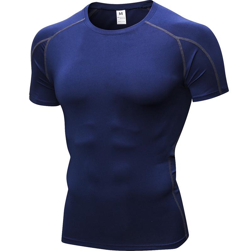 Men's Quick-Dry Compression Fitness T-Shirt - Short Sleeve