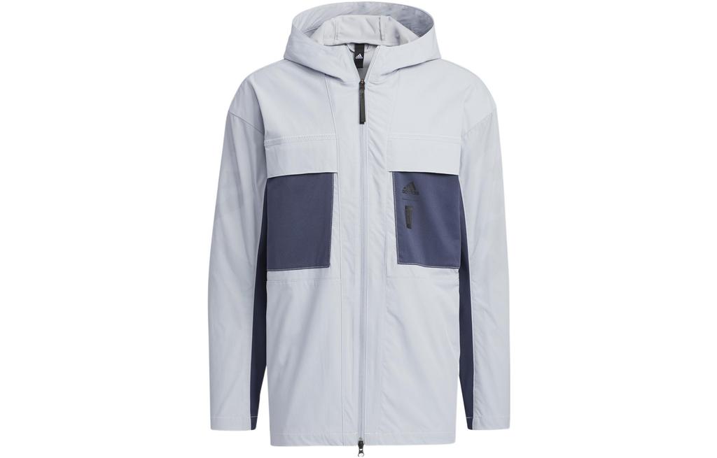 Adidas Jackets Men's Dark Navy Blue Hooded Moderate Other HE5134