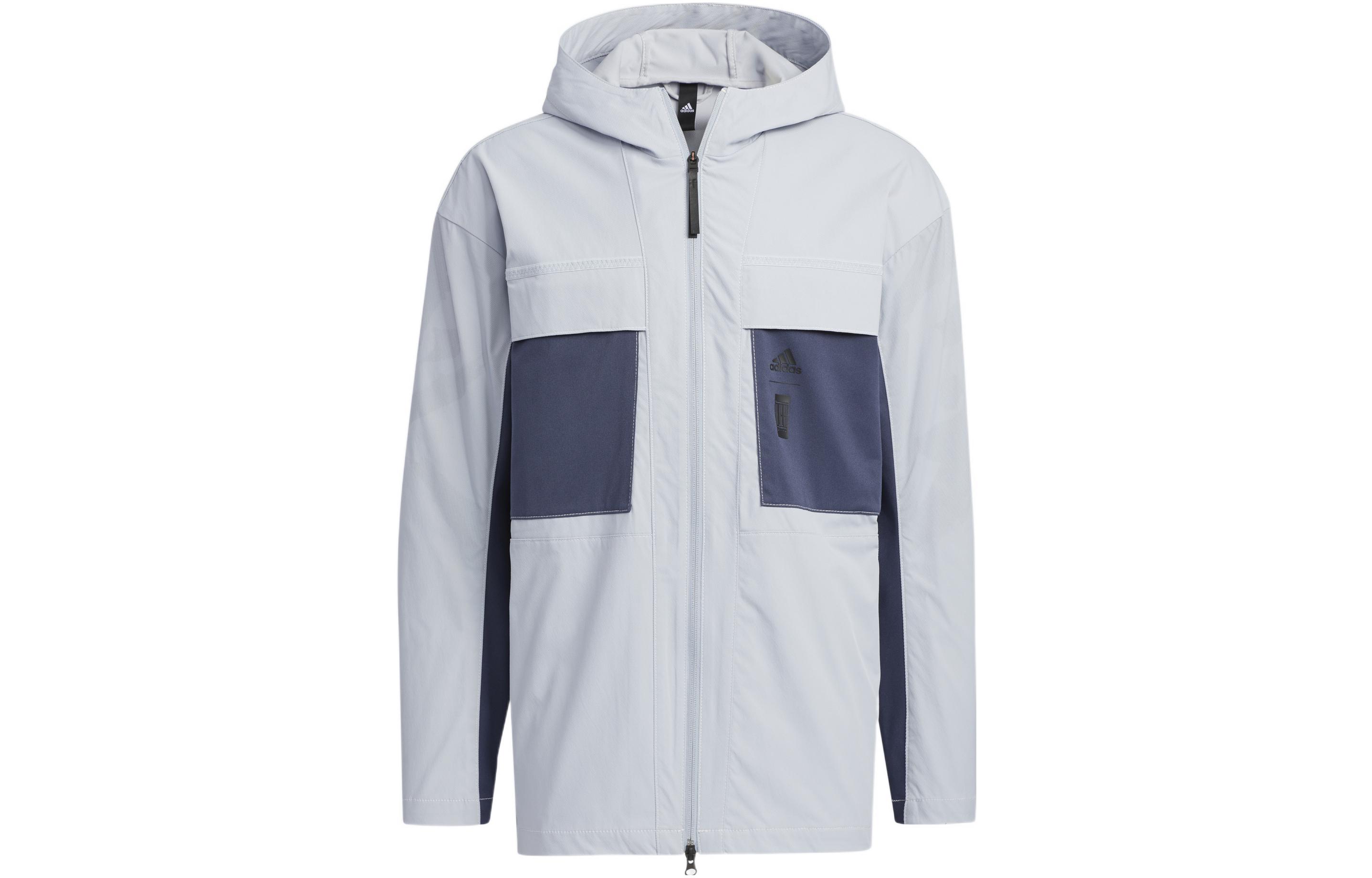 Adidas Jackets Men s Dark Navy Blue Hooded Moderate Other HE5134 S