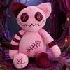 Hallowen Zombie Kat Pluche Speelgoed Knuffeldier Zacht Speelgoed Roze Kawaii Roze Vis Kat Cartoon Perifere Speelgoed Kussen Huisdecoratie