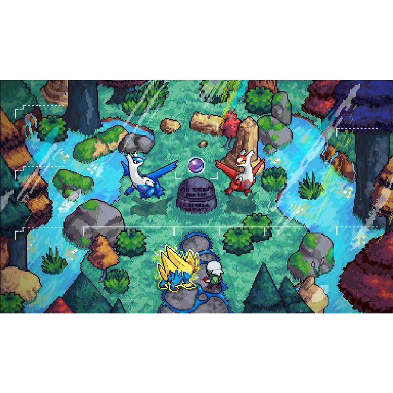 Pixel Art Groudon Volcano TCG Playmat Nonslip Waterproof Desk Mat 800x300x2mm
