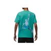 Nike Printed Pattern Loose Fit Round Neck Short Sleeve T-Shirt Women tops Washed-Blue HJ0188-392