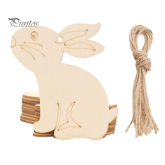 

10 шт. великоднього кулона зі шнурком. Кроляче яйце. Курка. Півень. Дерев’яні талісмани. Пасхальна прикраса. 2