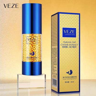 Hyaluronic Acid Caviar Pearl Hydrating Serum Moisturizing and Brightening Facial Treatment Serum