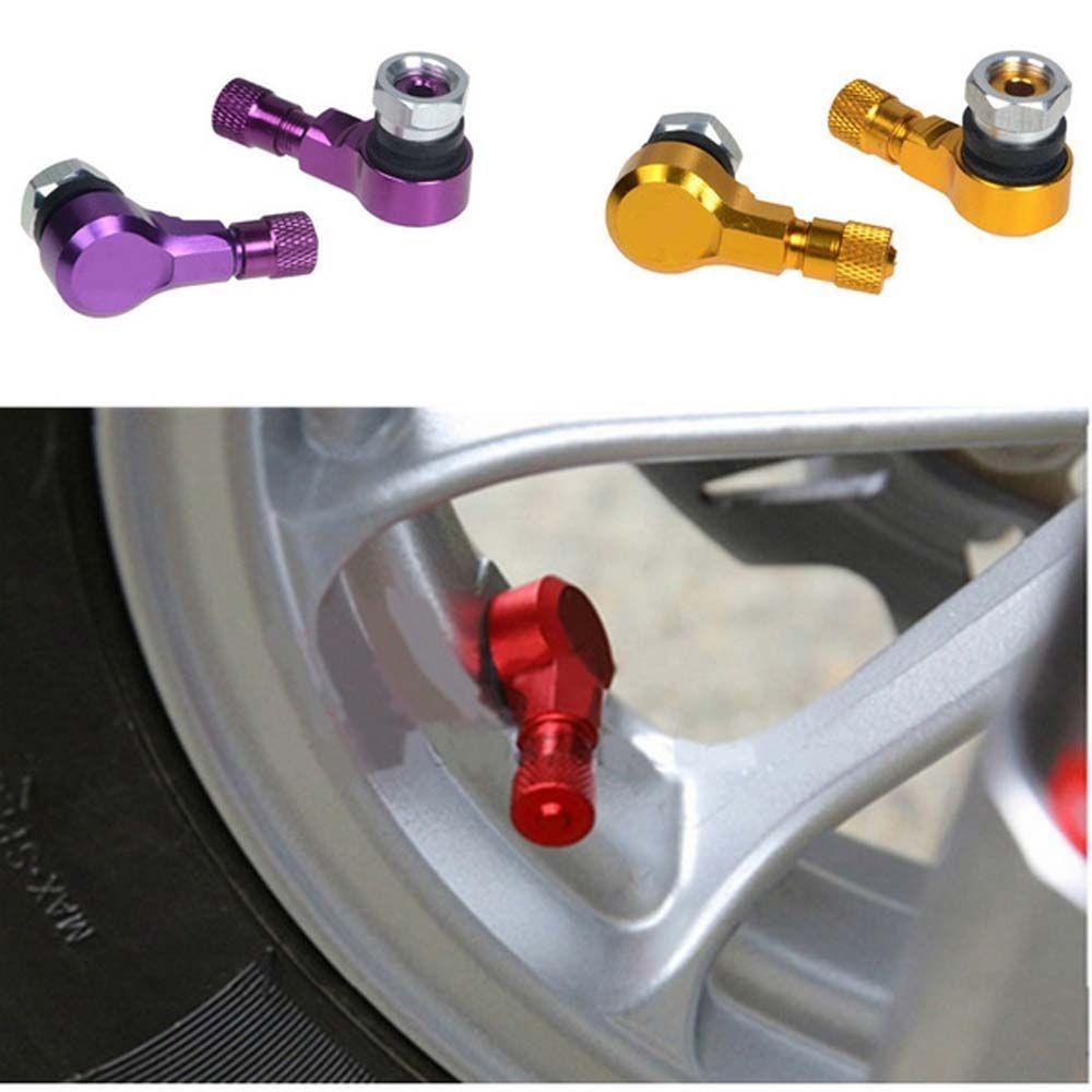 Zinc Zinc Alloy CNC 90 Degree Angle Valve Adaptor Motorcycle Gas Nozzle Extension Valve Stem Tyre Valve
