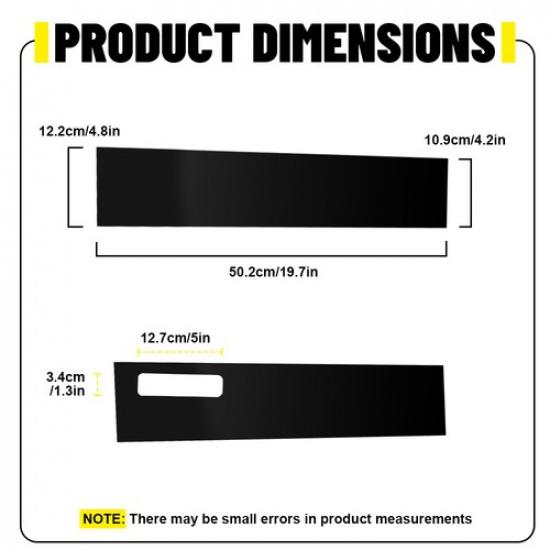 4x Window Pillar Posts Trim For 15-21 Ford F-150 with Keypad Accessories Black N