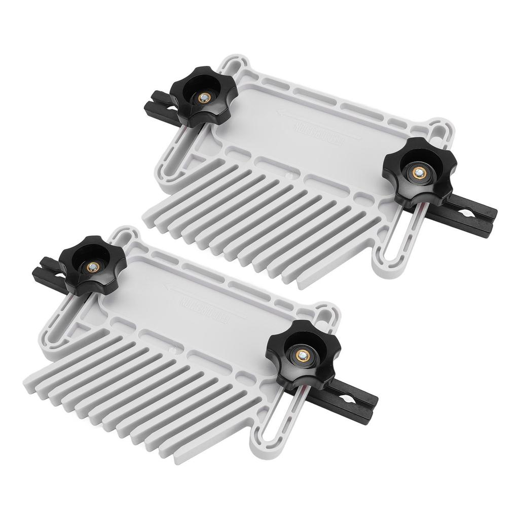 Adjustable Featherboard ABS Stackable Featherboard with Miter Slots Miter Track T Slots T Track for Table Saw Router