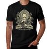 Siddhartha Gautama Buddha Yellow Tshirt Utility Work Short Sleeve Top