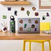 100 Cartoon Neon Halloween Doodle Stickers DIY Decorative Guitar Notebook Suitcase DIY Waterproof