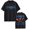 Rapper Delaossa La Madruga Tour 2026 T Shirt for Men Women Hiphop Streetwear Pop Music Tops Pure Cotton TShirt