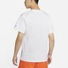 Nike T Shirts Men's White Crew Neck Moderate Straight Fit DC3939-100