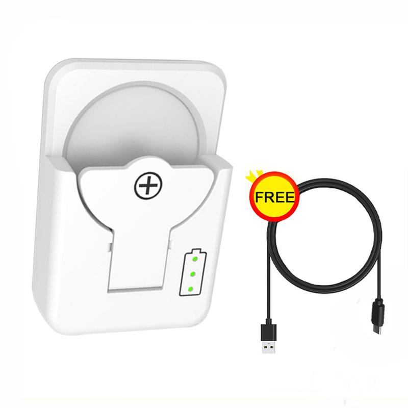 2024 Newest Multifunctional 4.2V Mini Button Battery Charger LIR2032 LIR2450 Rechargeable 3.6VLithium Battery Charger белый