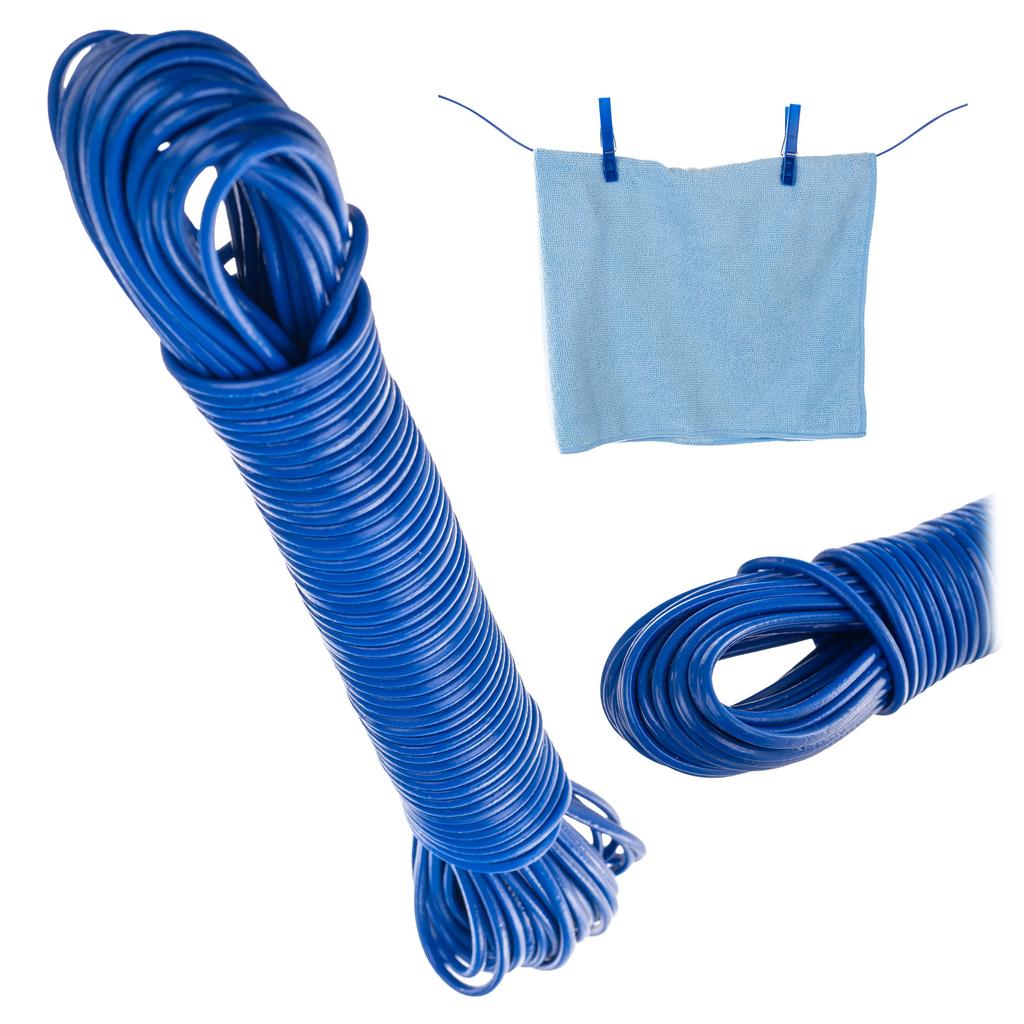 KADAX Clothesline Cord for Laundry 20 Meters Strong with Core String Balcony