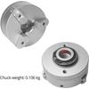 A03F-Z011 Extension Three Jaw Chuck And Connecting Rod Set, Mini Lathe Chuck Set For DIY Bench Buffer Polishing Machine