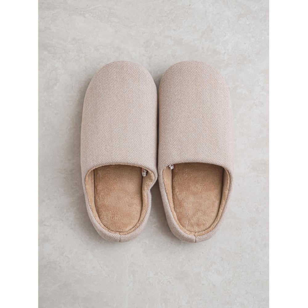 Daiso Herringbone Type Winter Living Room Shoes 250 270 Mm Beige