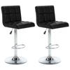 Day and Night - Day and Night Kitchen Stools 2 Units Black Synthetic Leather