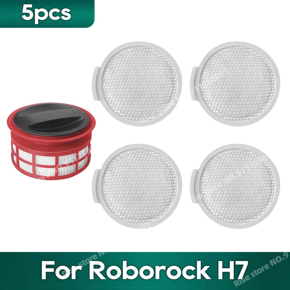 Spare Part For Xiaomi Roborock H7 Handheld Vacuum Cleaner Front Cotton Filter and Rear Hepa Filter Replenished Accessory