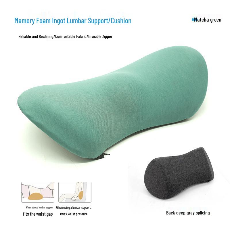 Memory Foam Autositz Lendenstützkissen - Atmungsaktive Rückenlehnenpolsterung für den Sommer