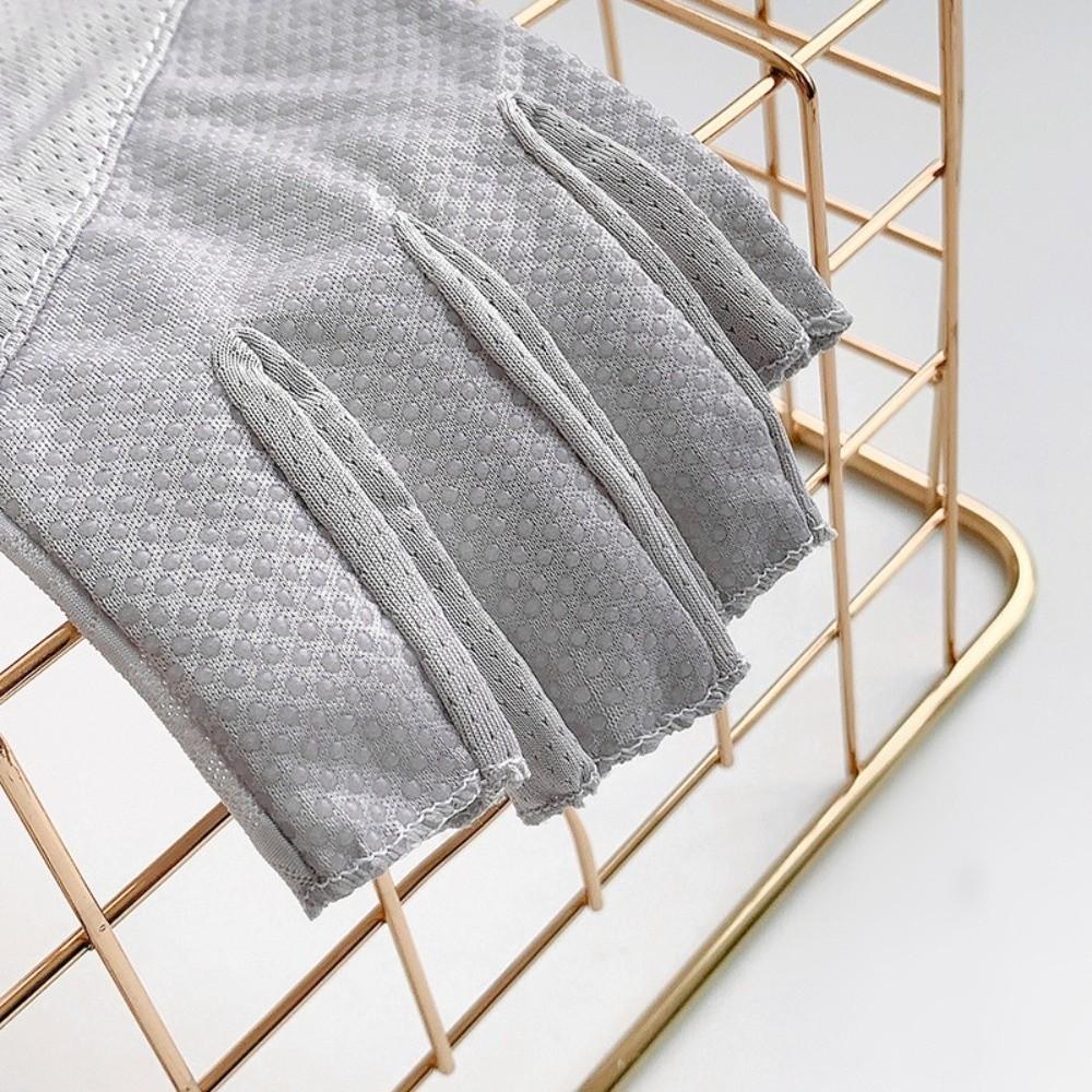 Oddychające Rękawiczki Ochronne Przeciwsłoneczne Cienkie Rękawiczki Bez Palców Modne Rękawiczki z Odkrytymi Palcami Damskie