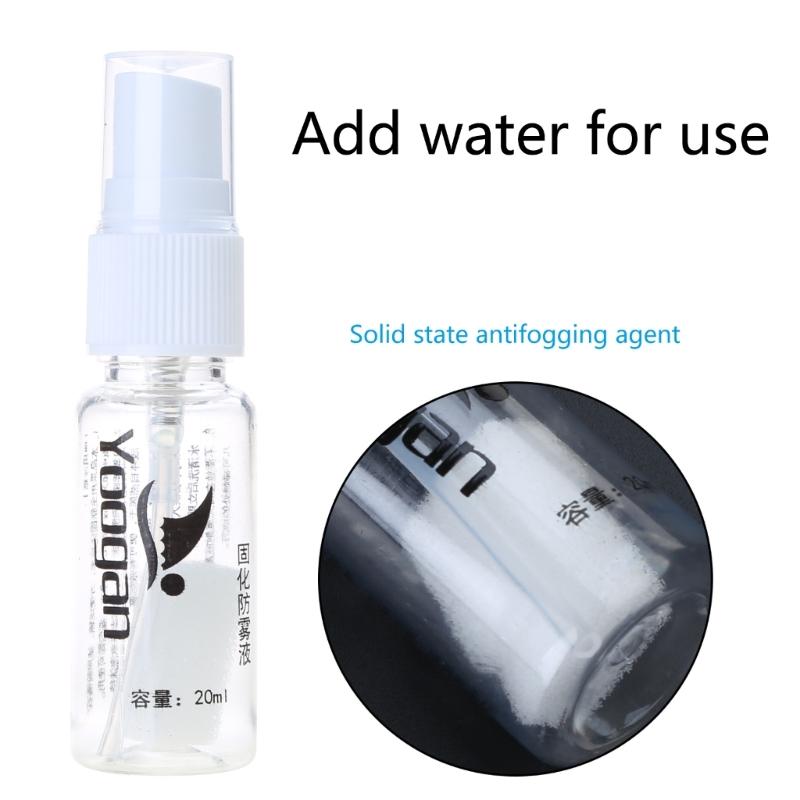 AntiFog Agent Defogger Antifogging Spray Antifog Solution for Swim Goggles Glass Lens Divings Masks Easy To Use