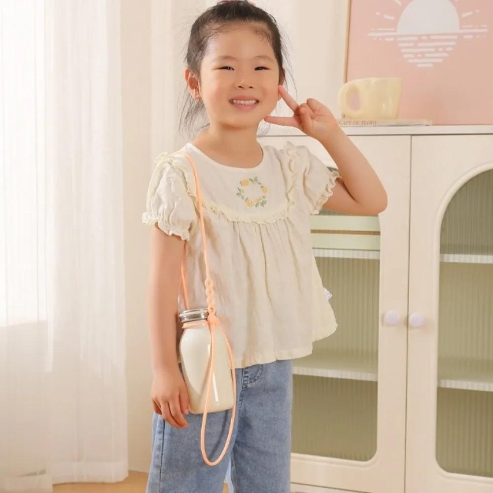 New Silicone Cup Holder Lanyard Portable Durable Water Bottle Sling Holder Milk Tea Cup Sleeve Outdoor