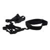 Paracadute da Nuoto Professionale Sicuro Portatile Set Cintura per Allenamento Resistenza Nuoto per Bambini Adulti 20cm 7.9in Nero