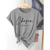 Women's Short Sleeve T Shirt Chosen Printed round neck machine washable comfortable Soft Breathable and suitable for spring summer