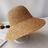 Summer Fashion Women Straw Hat Lady Summer Sun Hat Visor Cap Panama Style Bucket Cap Strawhat Beach Hat Outdoor Girl Cap