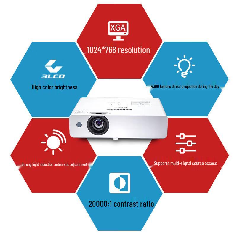 Panasonic PT-WX4201 3LCD Business Projector (CN version)
