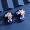 Snowflake Full Diamond Ear Buckle Earrings Earphones Diamond Buckle Accessories\ Earrings Stud Earrings Temperament
