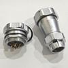WY24 Waterproof Aviation Plug: 19-Pin Round Flange Socket Connector