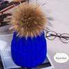 Adult Acrylic Knit Hat With Plush Ball Winter Warmth For Autumn And Winter