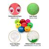 SCHITEC Dog Toy, Sound Stuffed Toy [8-piece Set, Toy Size: 7.7cm*7.4cm*6.8cm] Ball Toy, Pet Supplies, Relieve Lack of Exercise and Stress, Clean,