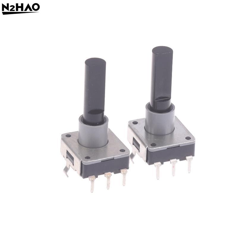 2Pcs Metal EC16 Rotary Encoder 12 Positioning 12 Pulse 25mm Shaft High Precision For Audio Equipment DIY Electronic Projects