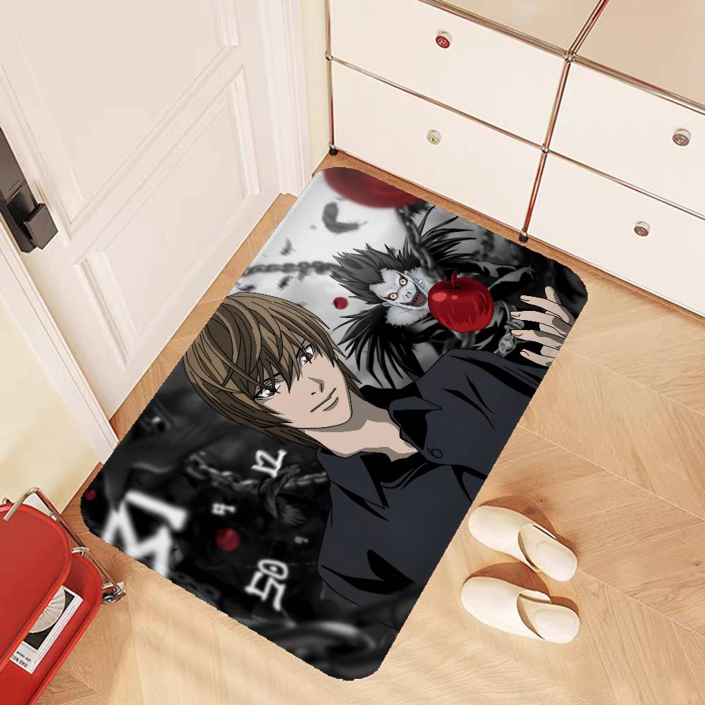 Anime Death Note Bathroom Mat Kids Room Bedroom Decoration Balcony Anti-Slip Doormat Living Room Welcome Rug