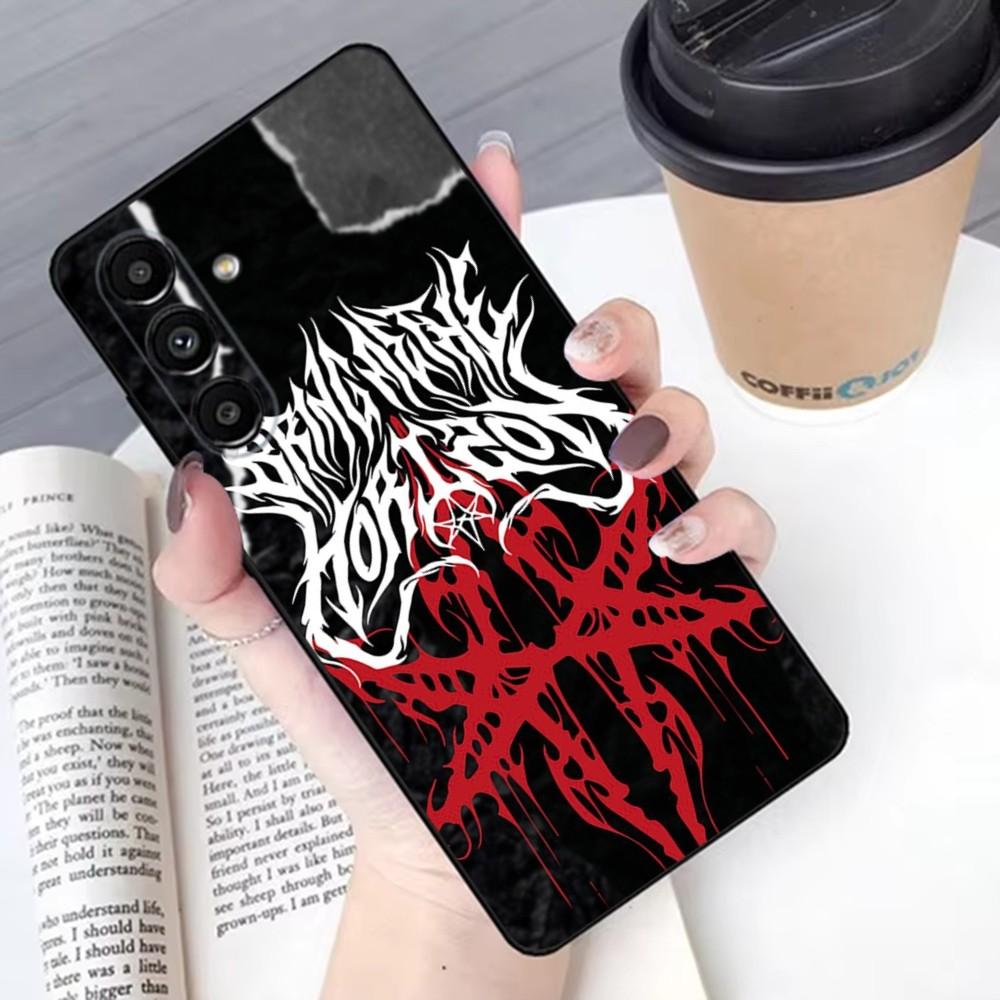 

Bmth B-Brings Me the H-HorizonS Phone Case For Samsung S 25,24,21,22,23,30,20,Ultra,Plus,Fe,Lite,Note,10,9,5G Black Soft Samsung S25
