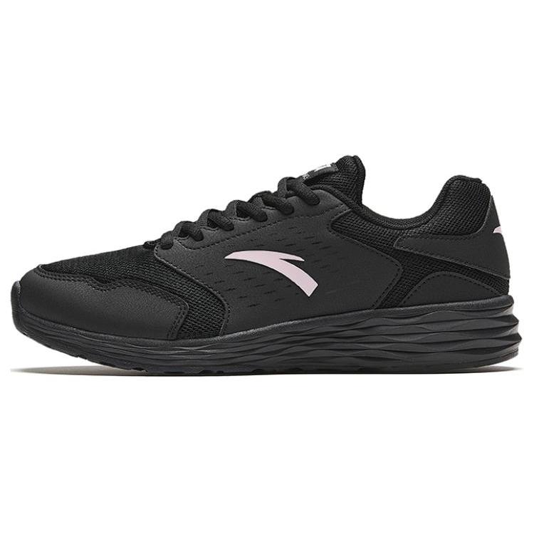 

Anta Fabric Cushioning Slip Resistant Abrasion Resistant Low top Running Shoes Women s Black White 922355592-4 35.5